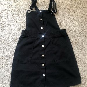 H&M Black Overall Dress in size 12